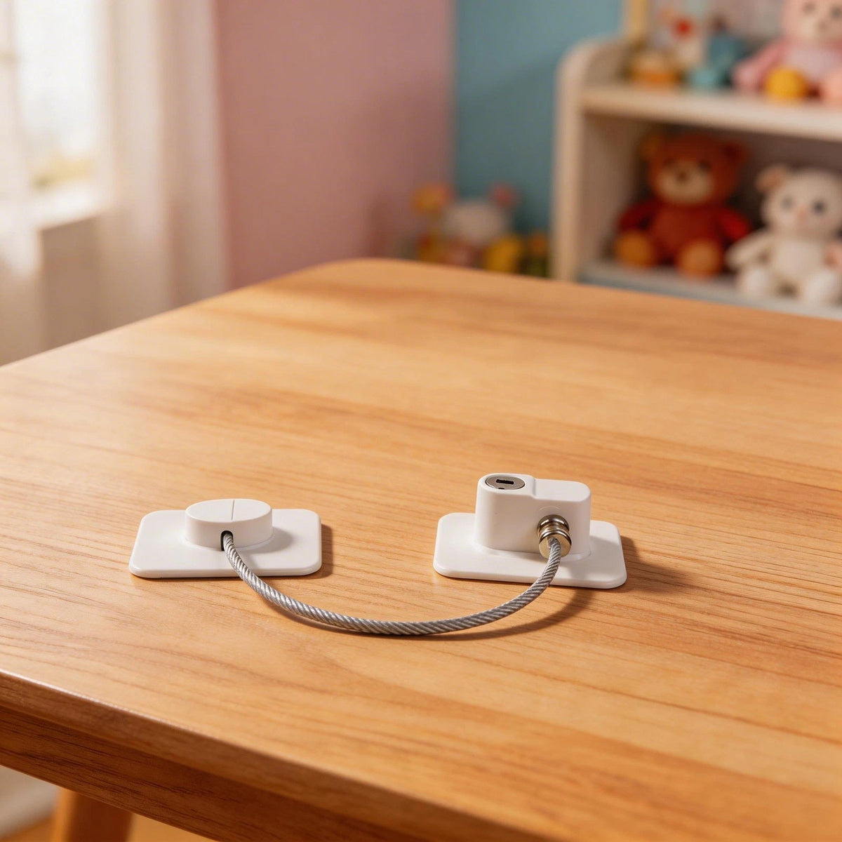 Childproof Double Lock Refrigerator Lock for Cabinets & Drawers