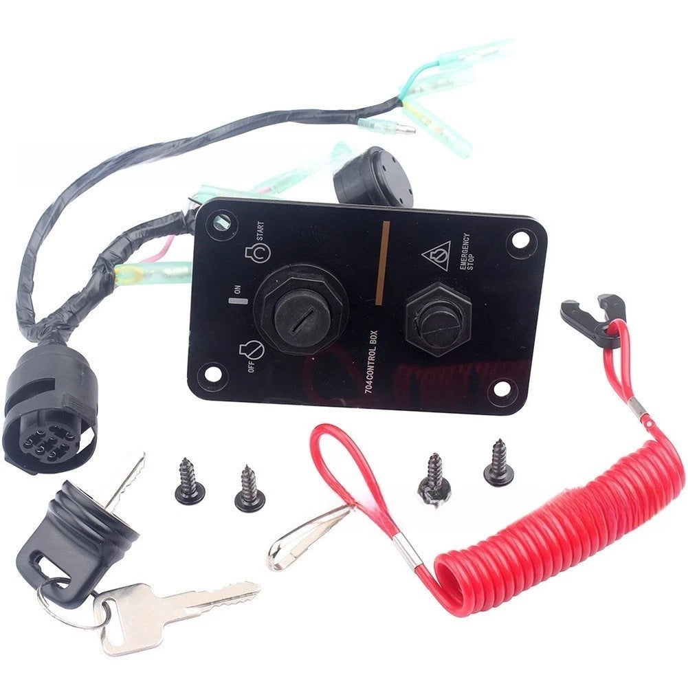 Ignition Switch Panel 704-8For 2570-08-00 Includes Screws and For 2 Keys