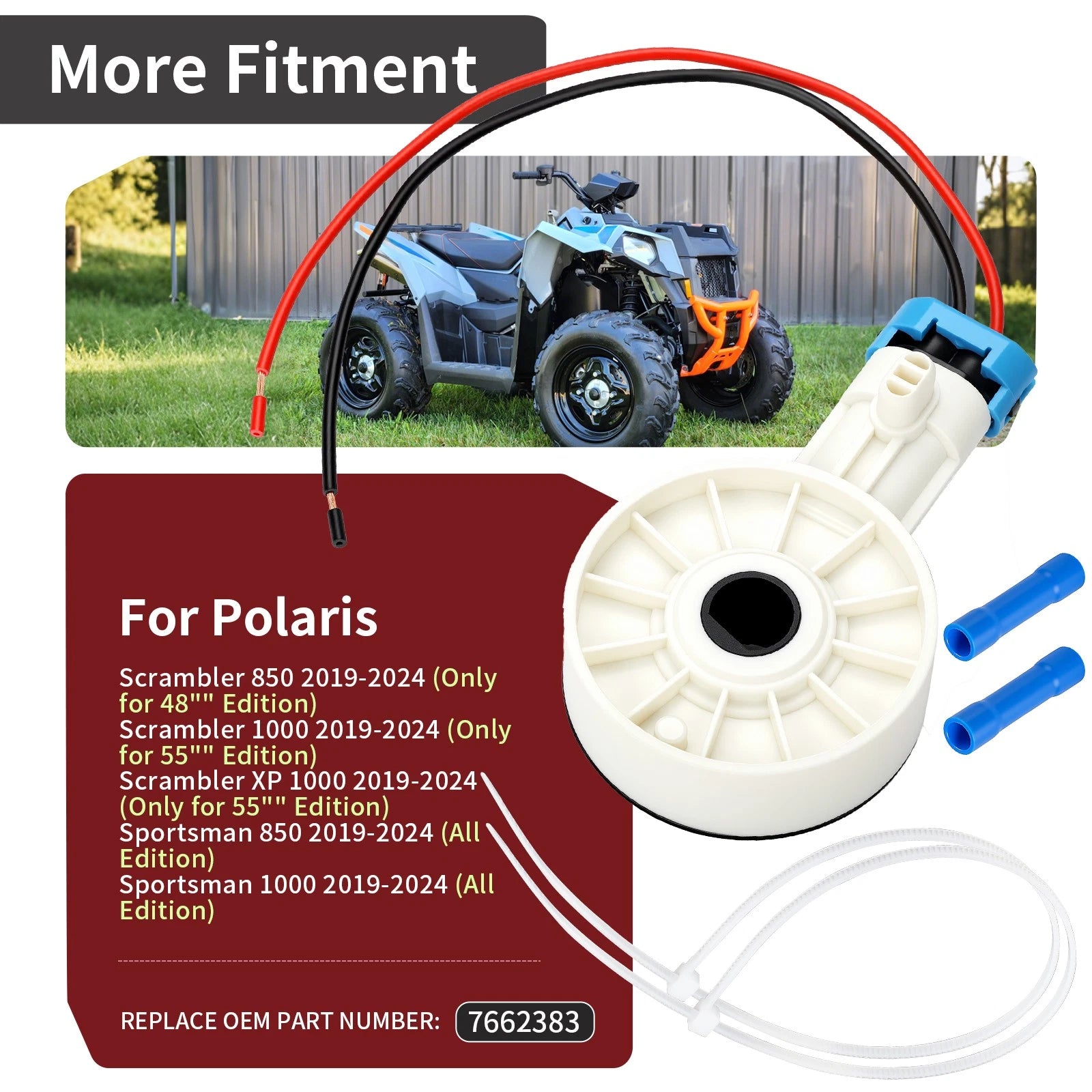 Gear Position Rotary Switch Sensor for Polaris Sportsman Scrambler 850 (2014–2021) 7662383