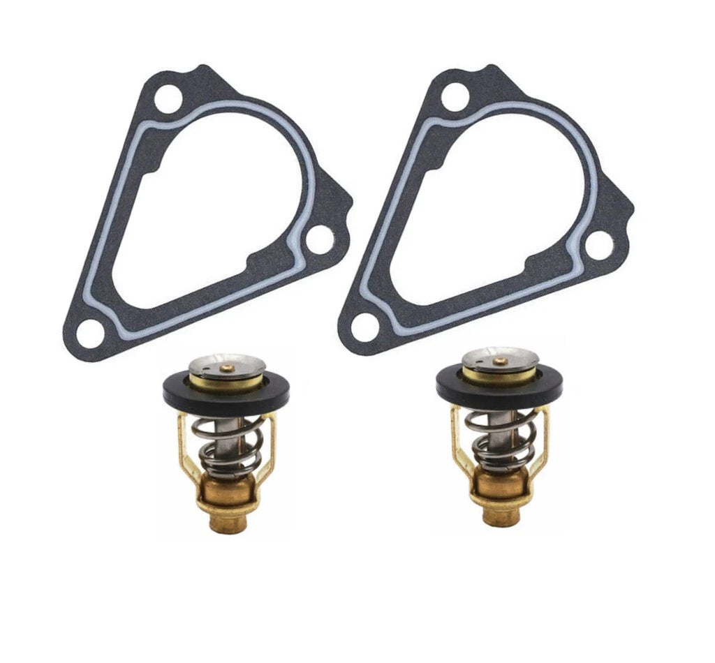 2X Thermostat Kit for Yamaha F75 F80 F90 F150 VF250 (2000–2023)