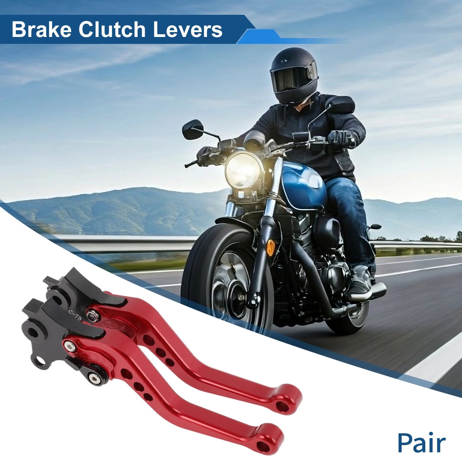 Adjustable Brake Clutch Levers Heavy Duty Pair for BMW R Nine T (2014–2016)
