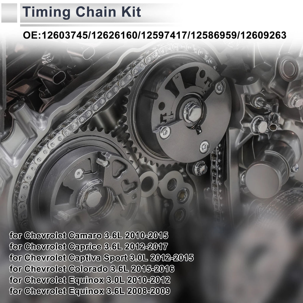 Timing Chain Kit Replacement for Chevrolet Cadillac Buick (2008–2010)