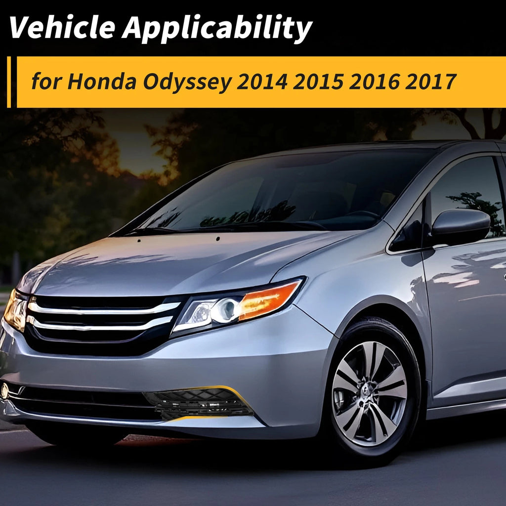 Left Side Fog Light Grill Replacement for Honda Odyssey 2014–2017