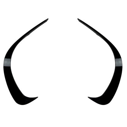 Gloss Black Front Fog Light Splitter Spoiler for Mercedes Benz C-Class (2022–2023)