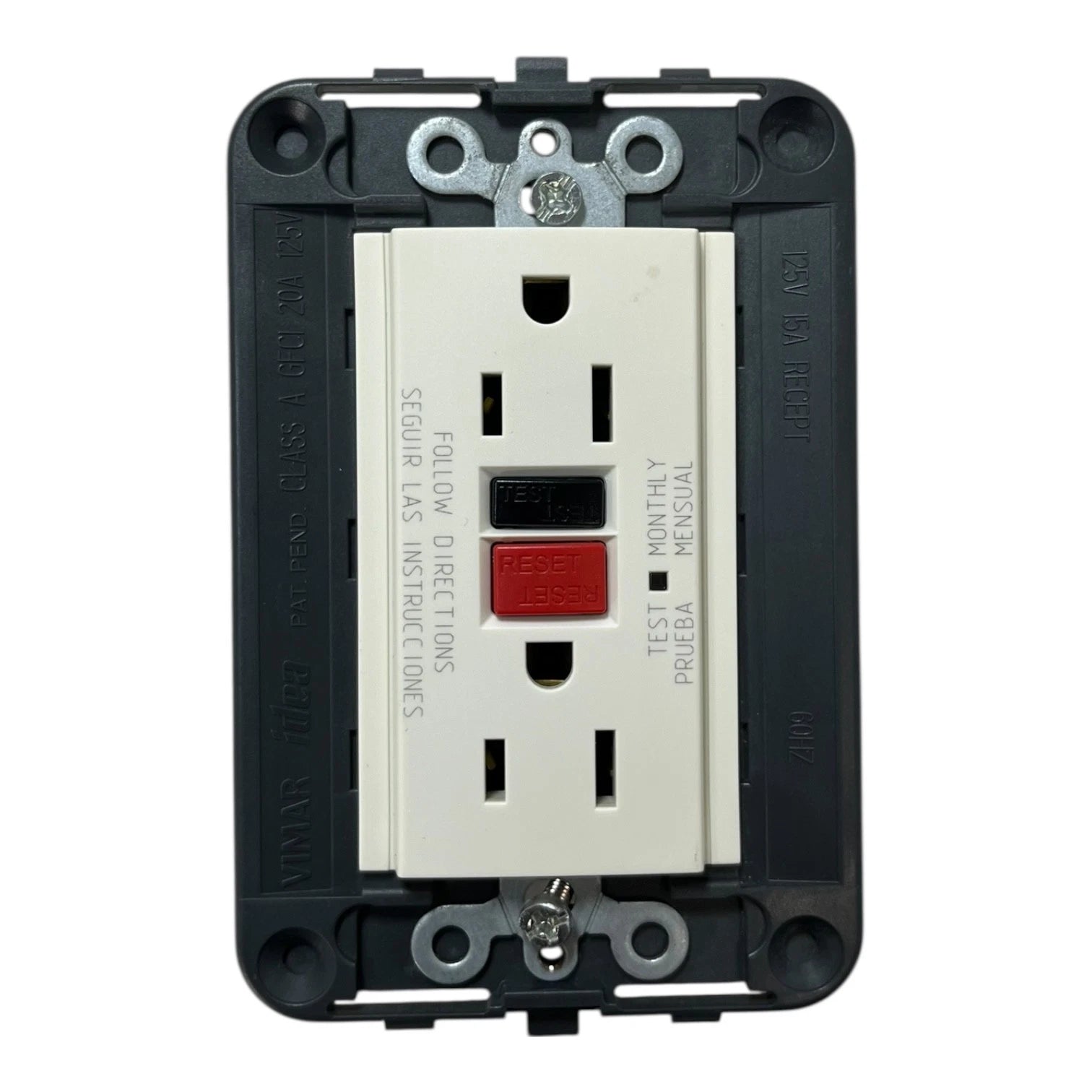 GFCI Socket Outlet 20 Amp 125V for Vimar Idea (16296)