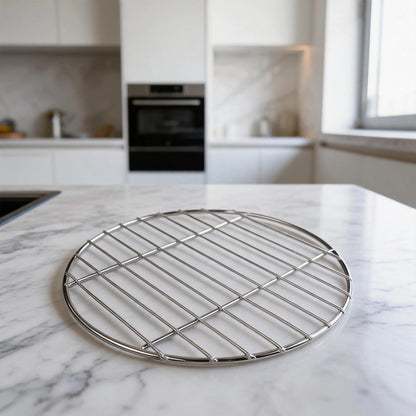 Stainless Steel Round Grate for Pot Use (Meat Pressing, Braising, Steaming)