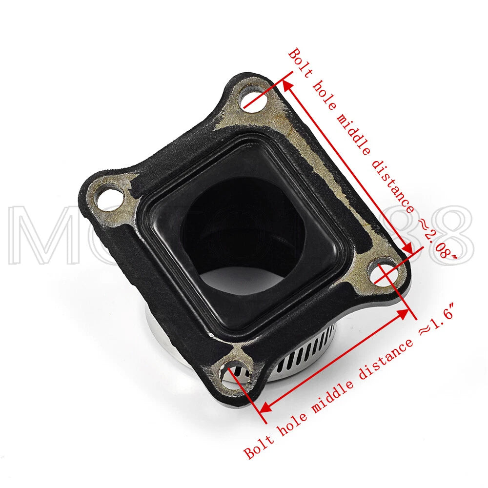 Carburetor Joint Intake Boot Flange Manifold for Kawasaki KX65 (2000–2019)