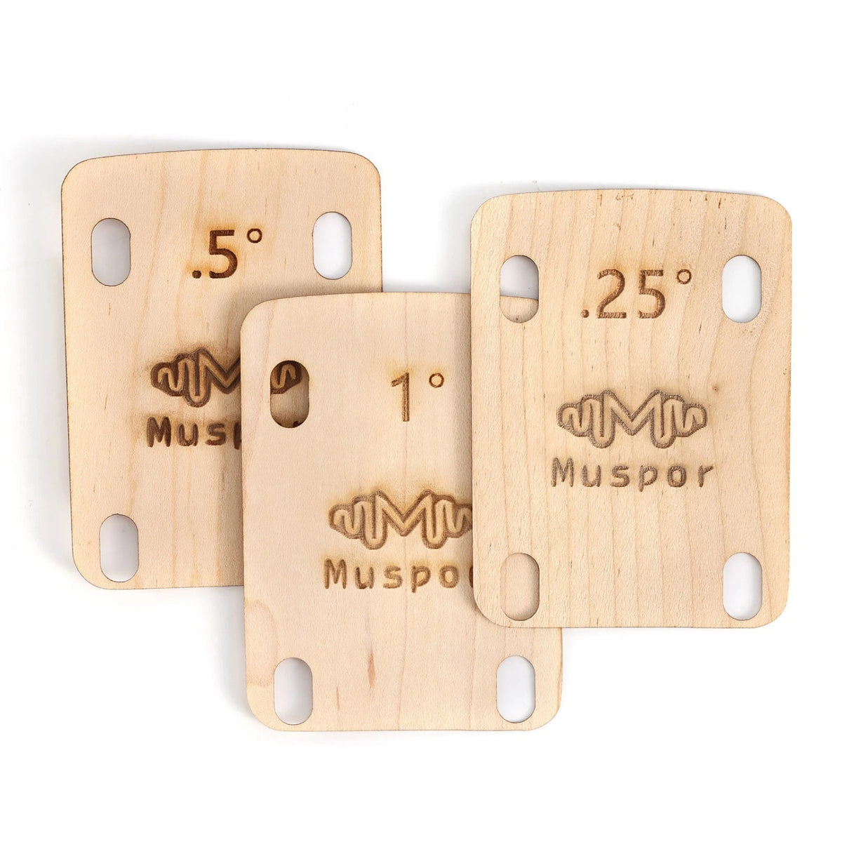 3Pcs Electric Guitar Neck Shims for (0.25° 0.5° 1°)