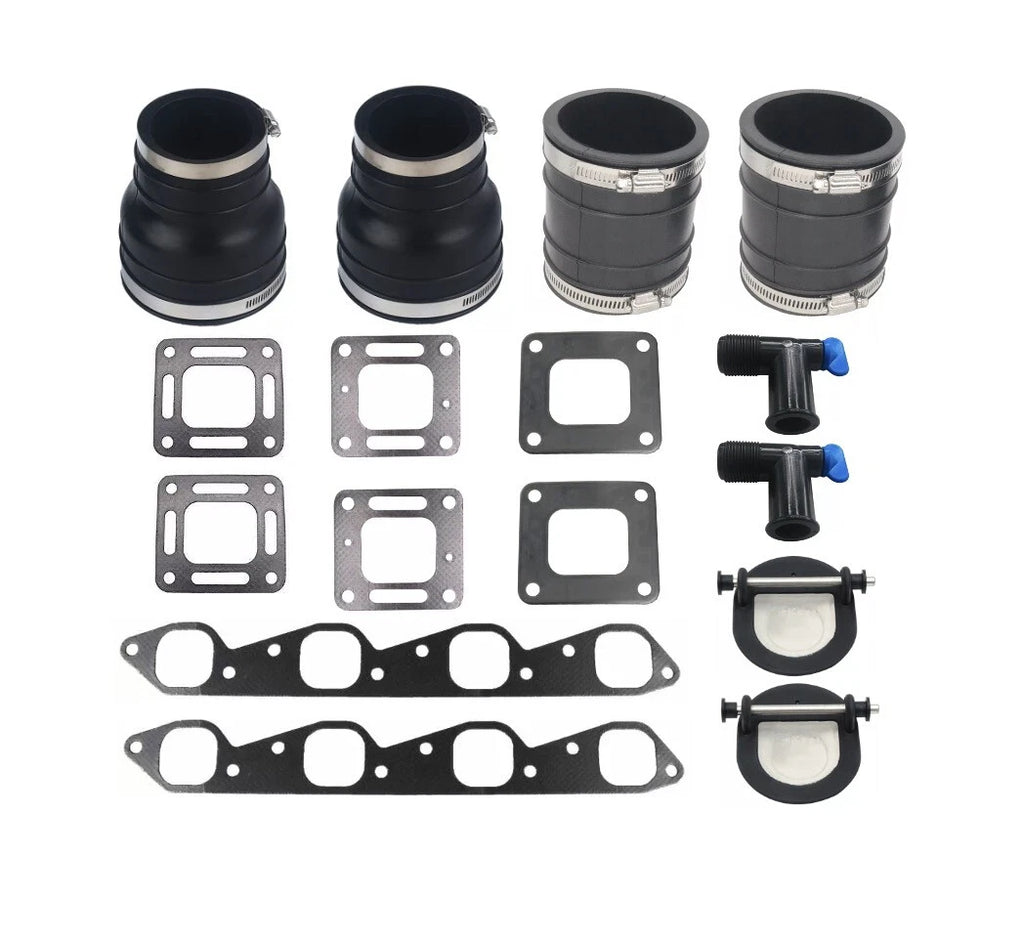 3" Exhaust Bellow Kit & Gasket for MerCruiser V8 (330–370) 70981A3 99370A2 27-46820