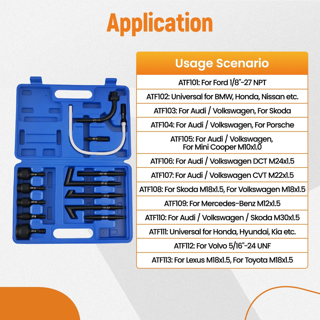 8L ATF Fluid Extractor Dispenser Tool for Auto Transmission Oil Exchange
