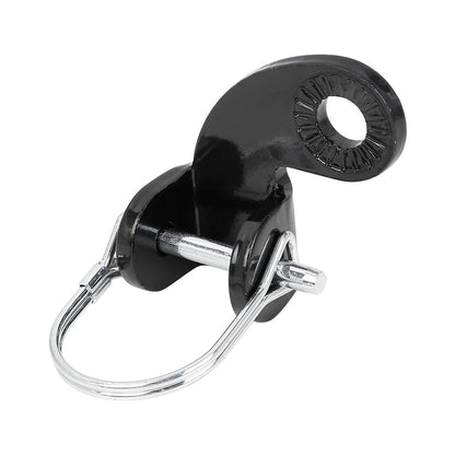 Bike Trailer Hitch Coupler Attachment for Bicycle Trailer (Silver Black) (2000–2026)
