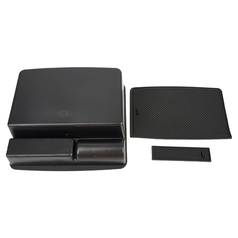 Car Storage Box Organizer for Interior (Universal Fit) 17.3x16cm Black
