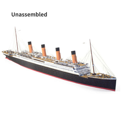 Paper Model Ship for British Titanic (1911–1912) 1/400 Scale Unassembled