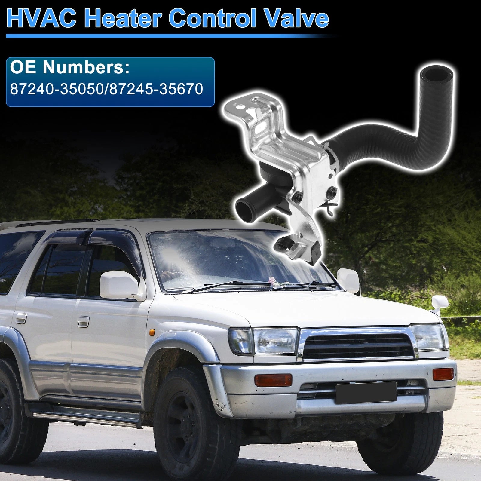 Heater Control Valve With Inlet Hose for Toyota 4Runner (1996–1998) Replacement