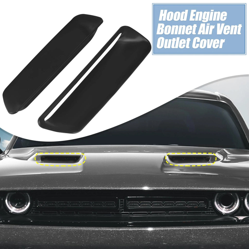Engine Hood Air Conditioner Outlet Cover Trim Replacement for Dodge Challenger (2015–2023)