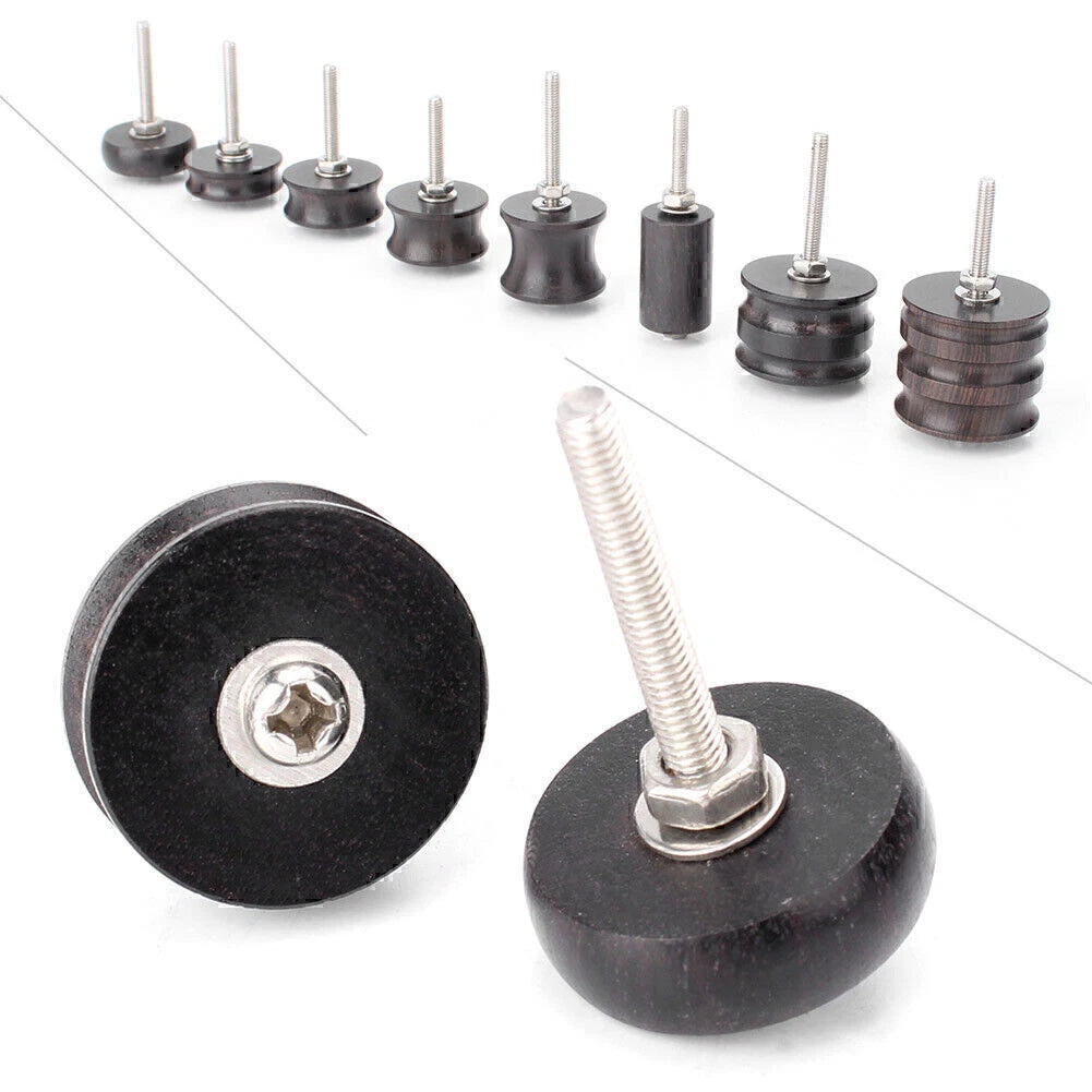 Edge Burnisher Slicker for Multi-Size Blackwood Leather Craft