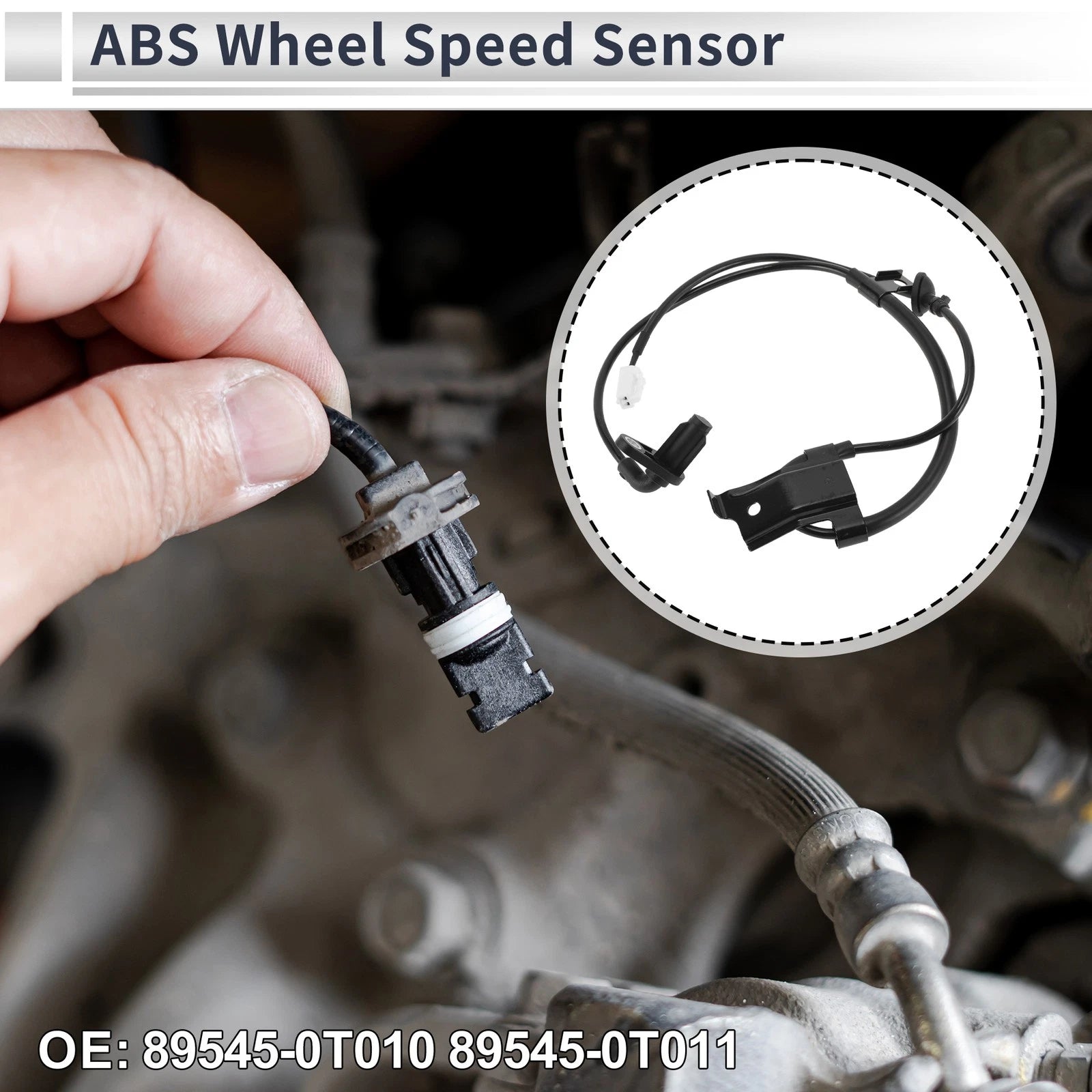 Rear Right ABS Wheel Speed Sensor Replacement for Toyota Venza 2009–2015