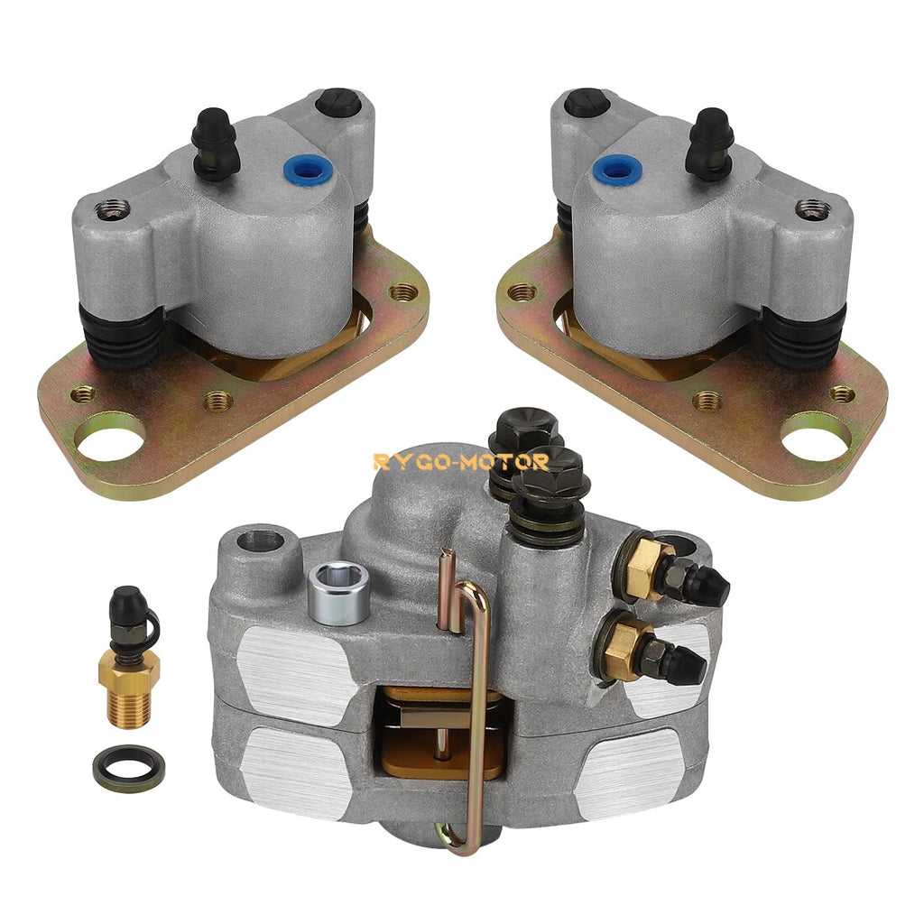 Front & Rear Brake Calipers W/Pads for Polaris Trail Blazer 250 400 (1999–2004)