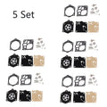 Set of 5 Carburetor Gasket Repair Kit K15-WJ for Stihl MS660 MS650 (N/A)