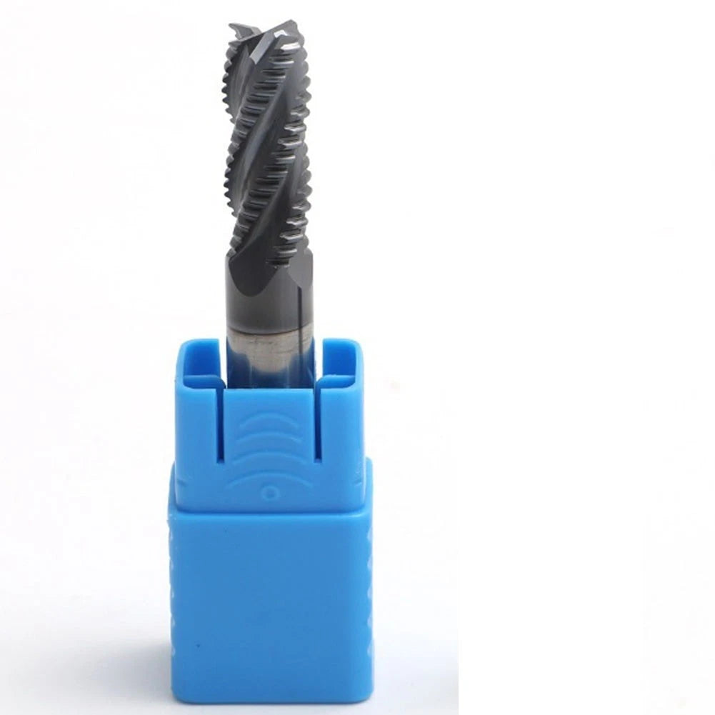 Solid Carbide Roughing Cutter 4 Teeth AlTiN Coating for CNC Use