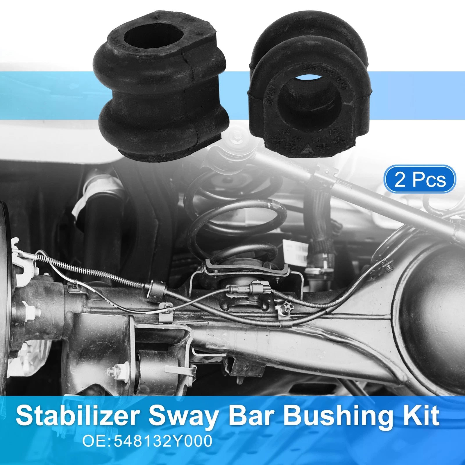 Stabilizer Sway Bar Bushing Kit Front Left Right Replacement for Nissan (2005–2015)