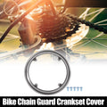 Bicycle Crankset Chain Wheel Cover Replacement for Brown 42T (9.7–10.7cm)