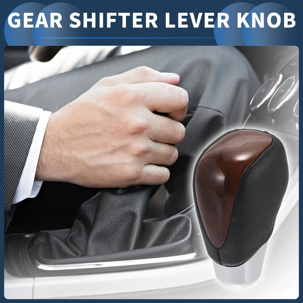 Automatic Gear Shifter Knob Faux Leather Replacement for Toyota Alphard (2005–2015)