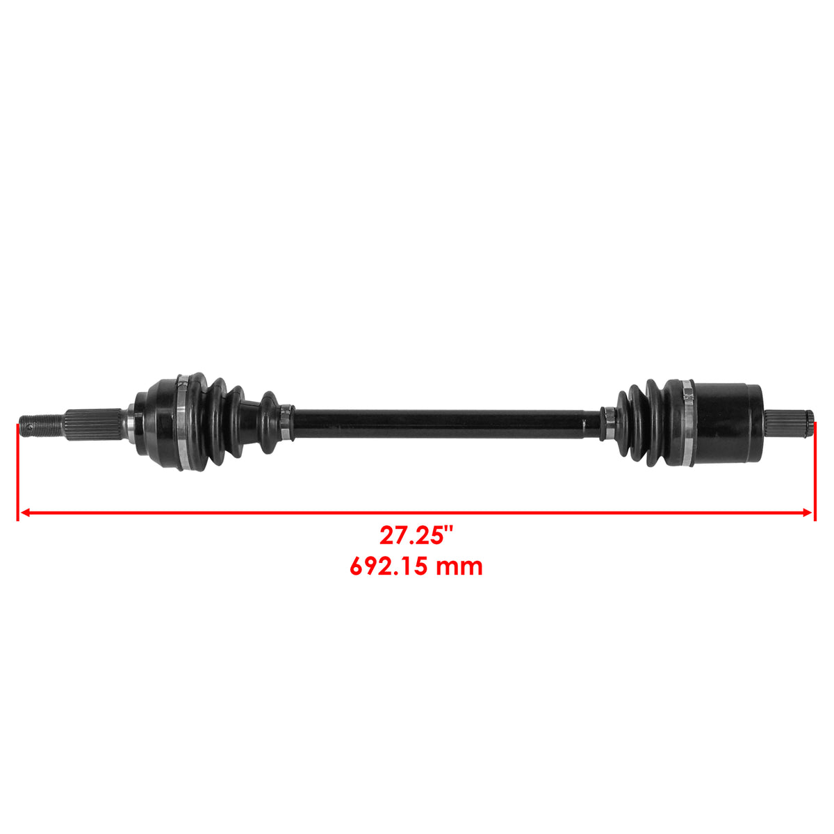 Caltric Front Left CV Axle Replacement for John Deere HPX 4X2 4X4 (Gas) (2000–2000)