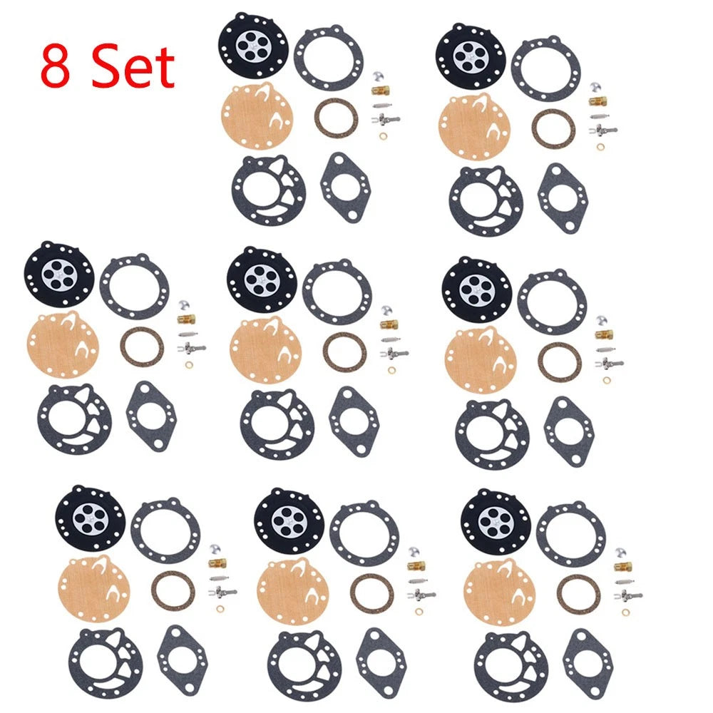 Set of 8 Carburetor Gasket Kit for Tillotson RK-88HL Poulan Ryobi Stihl