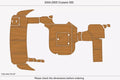 EVA Pad Foam Teak Deck Flooring Mat for Cruisers 500 (2005)