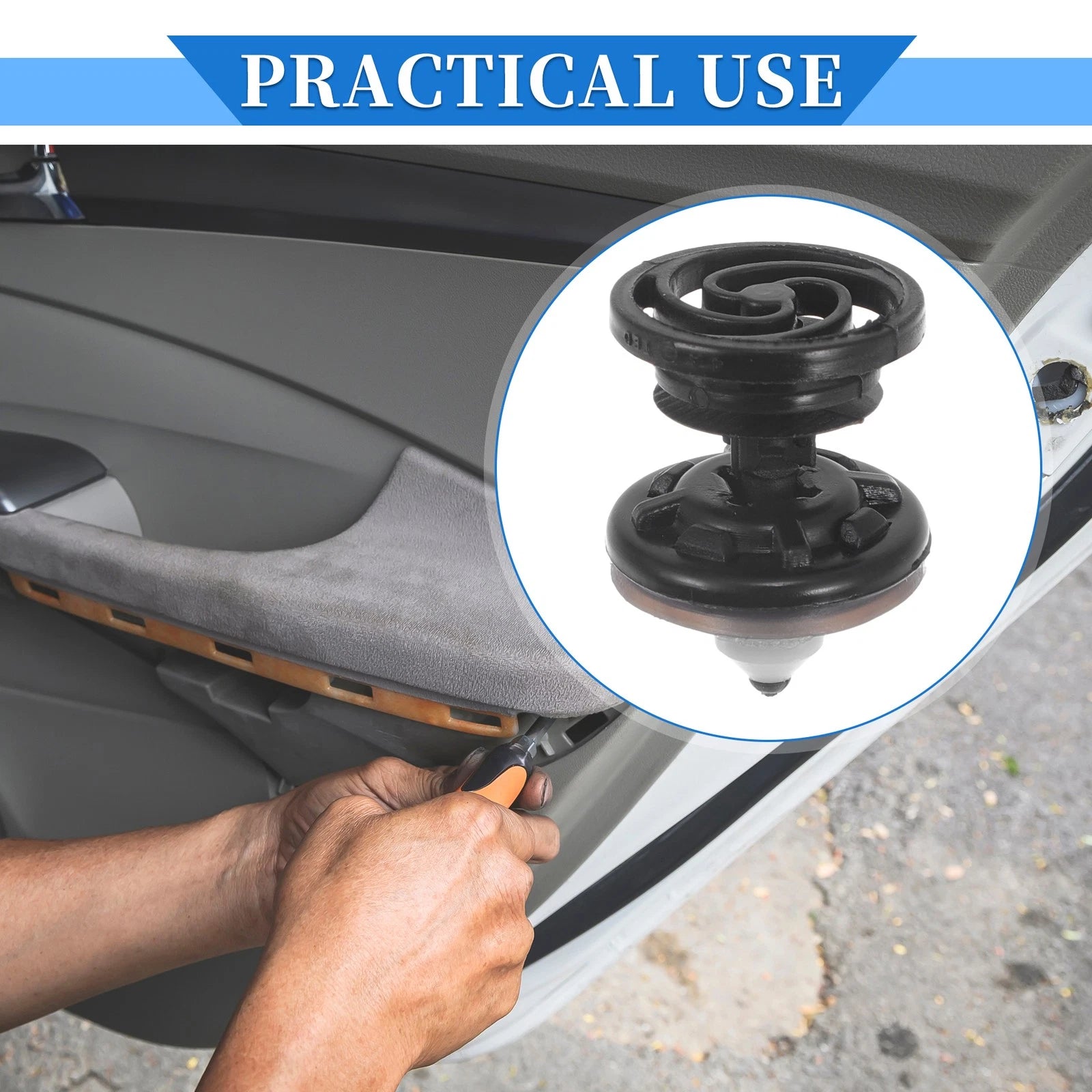 Door Panel Trim Retainer Clips 50 Pack for Audi A5 Quattro (2008–2023)