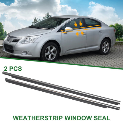 2 Pcs Rear Left Right Window Weatherstrip Seal for Toyota Camry (1997–2001)