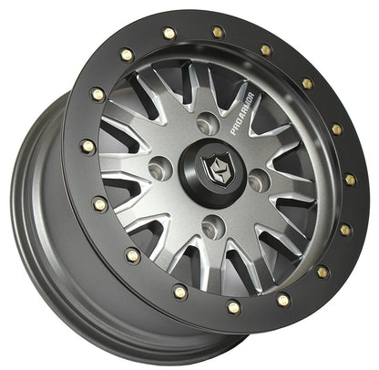 Pro Armor Halo Milled Beadlock Wheel Rim for UTV (15x7, 4/156, 38mm Offset)