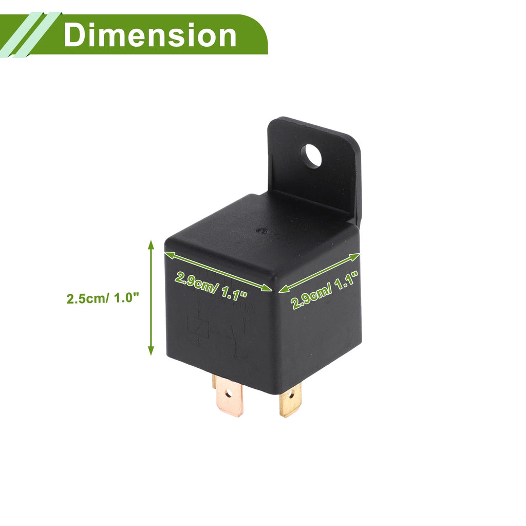 2 Pcs 4-Pin 36V 80A Waterproof Auto Relay for