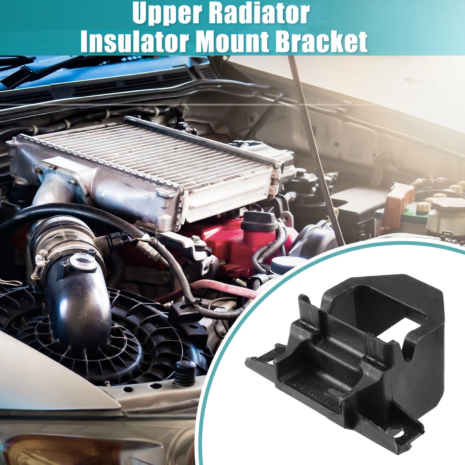 2Pcs Radiator Mount Bracket Replacement for BMW 128i 10-13, 135i 10-13