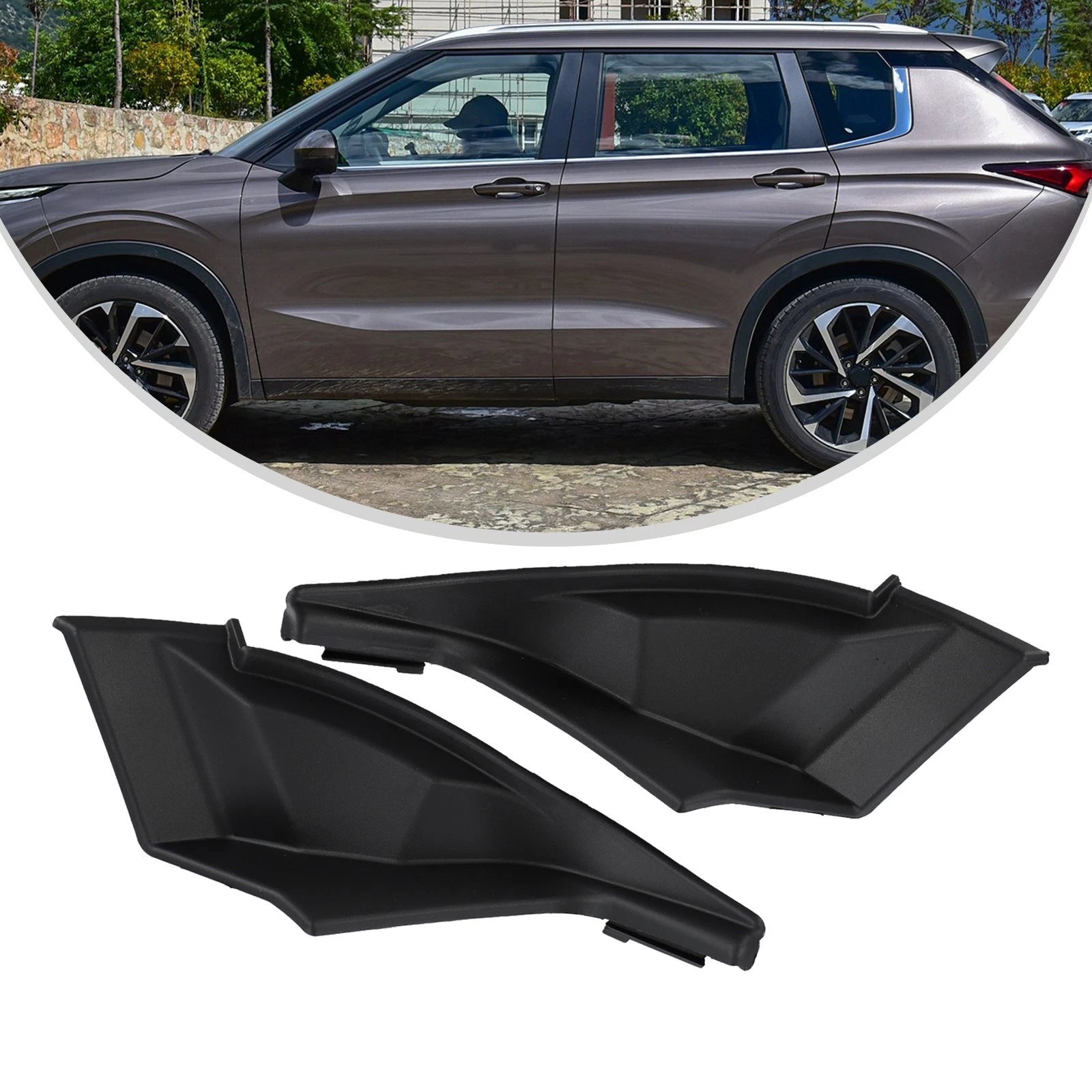 Front Windshield Trim Cover Set for Mitsubishi Outlander (2013–2021)