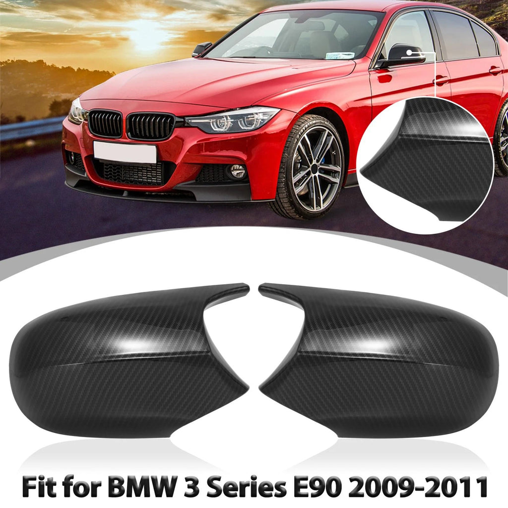 Rear View Mirror Cover Cap Replacement for BMW 3 Series E90 E91 E92 (2008–2013)