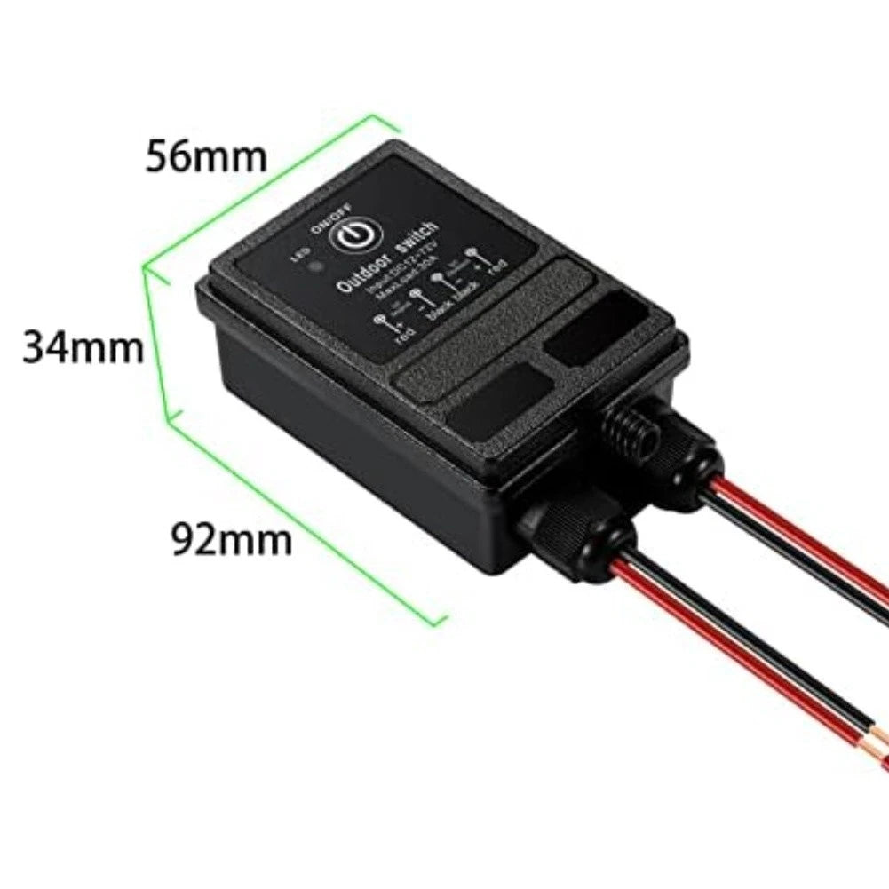 12V Wireless Remote Control Relay Switch for Motors and Outdoor Lighting