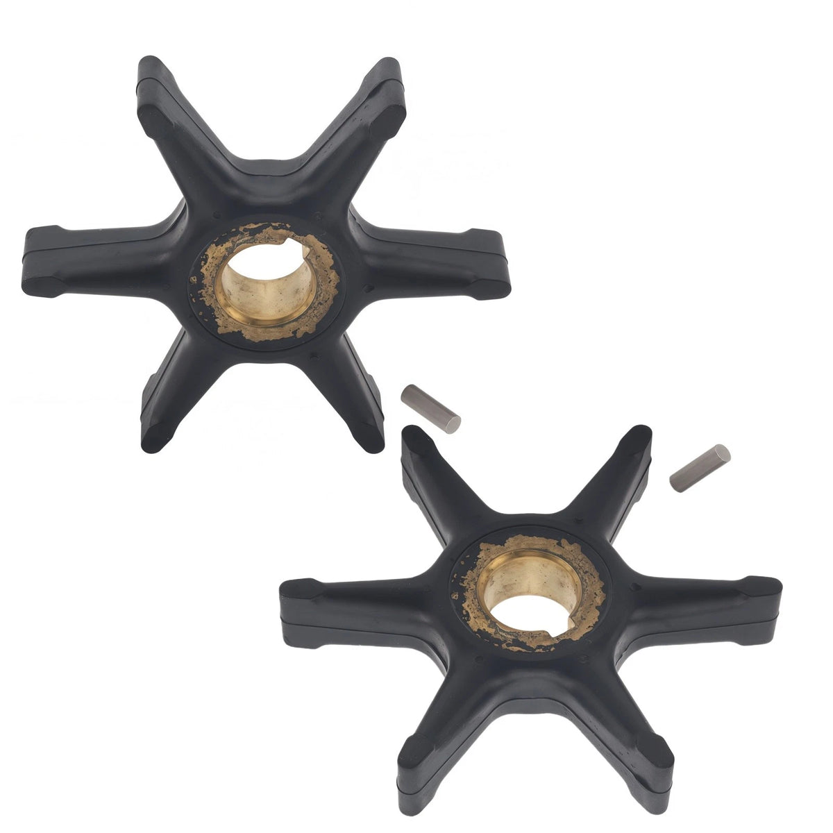 Water Pump Impeller & Pin for Evinrude Johnson Outboard (10-25 HP) 0775518