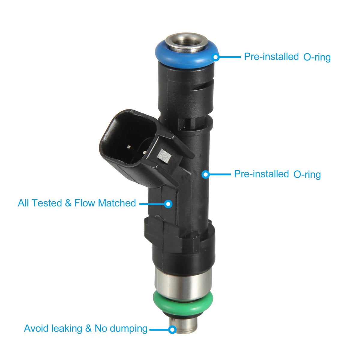 8Pcs Fuel Injector Replacement for Ford F-150 F-250 F-350 (2007–2010)