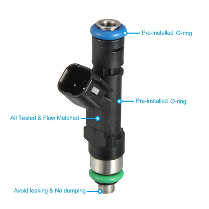 8Pcs Fuel Injector Replacement for Ford F-150 F-250 F-350 (2007–2010)