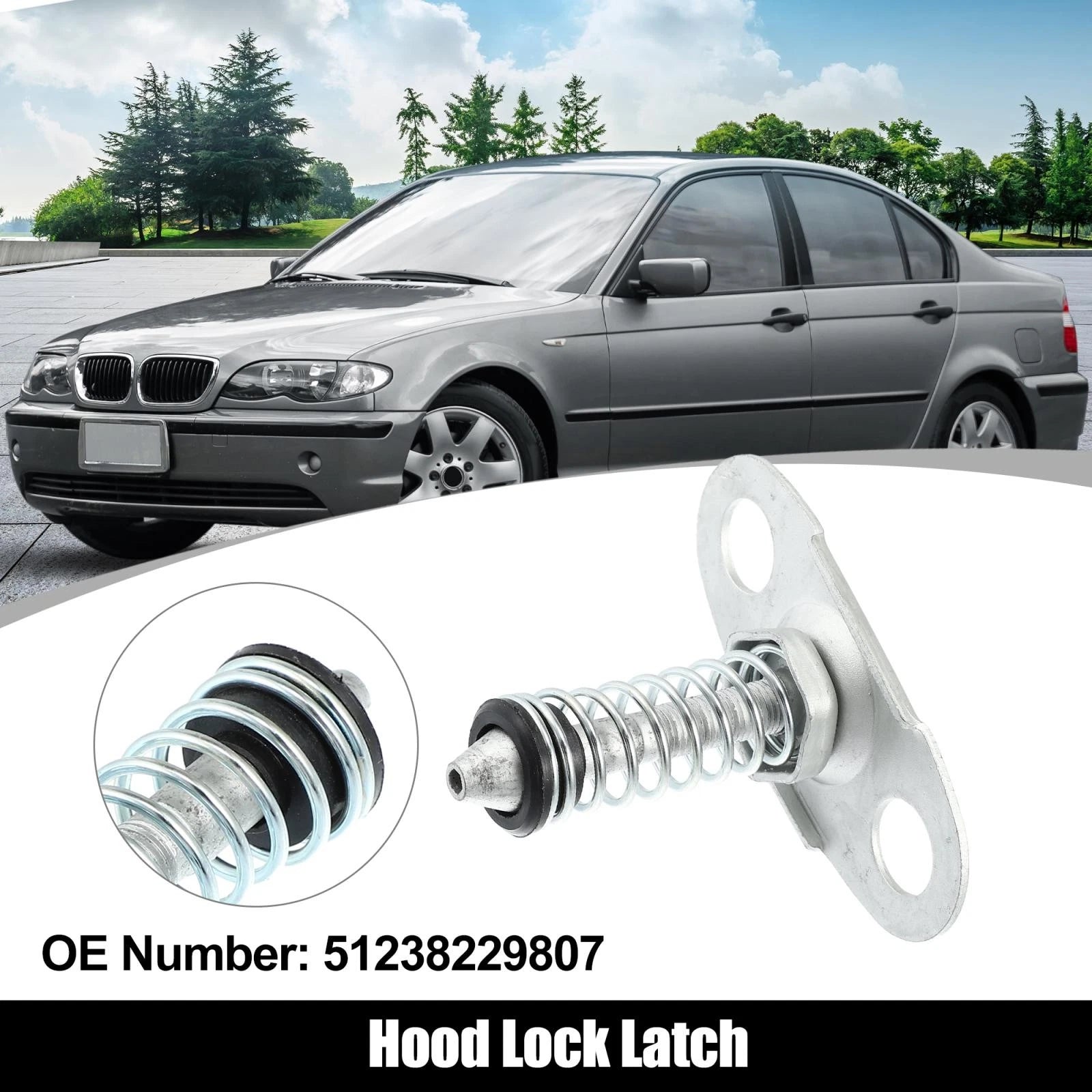 Hood Catch Latch Lock Front for BMW E46 E52 E53 (1999–2006)