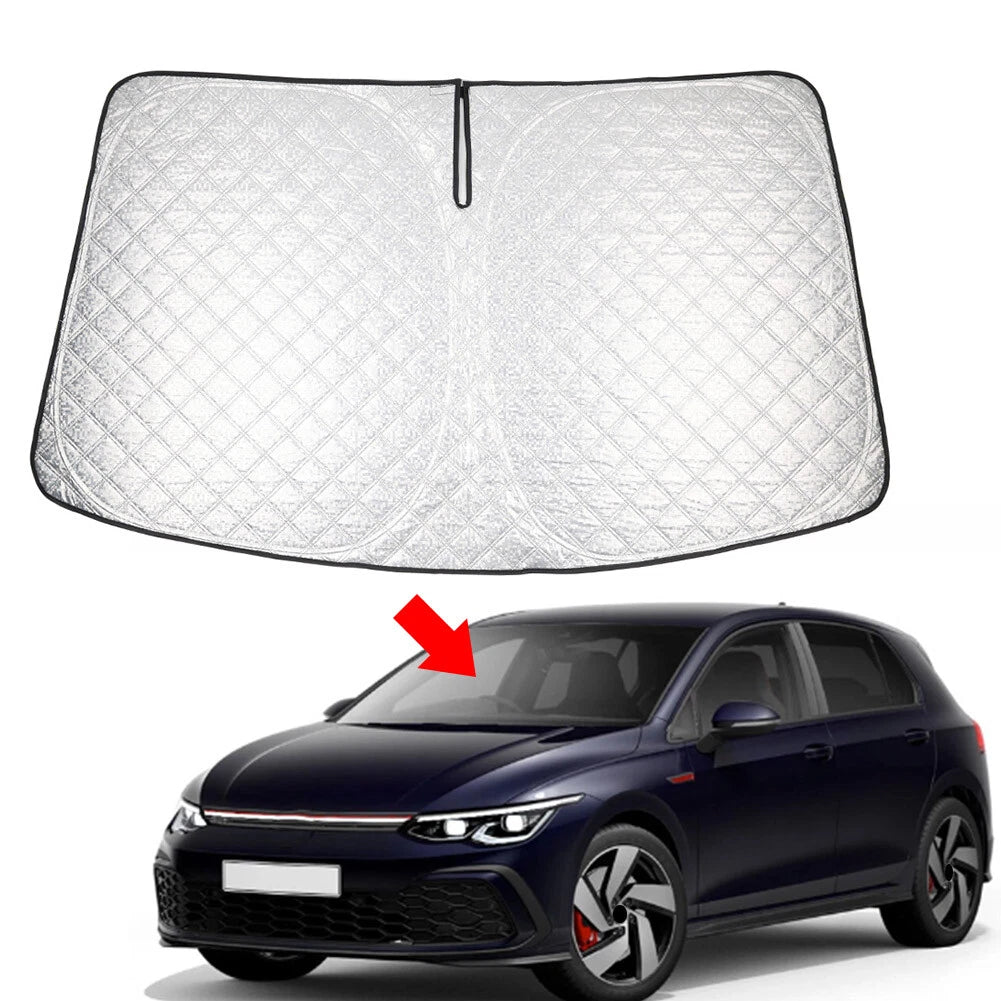 Foldable Windshield Sun Shade for Volkswagen Golf MK8 (2022–Present)