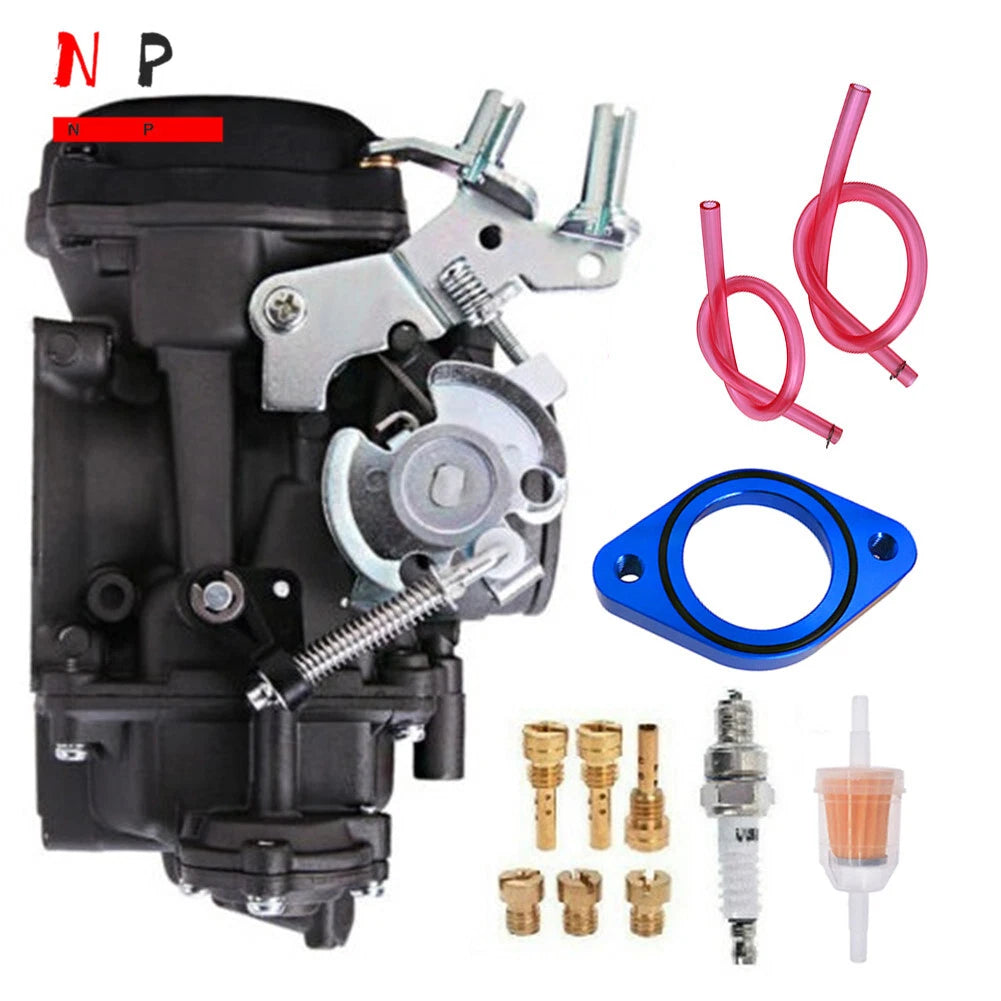 Carburetor with Intake Boot for Harley Davidson Sportster XL883 XLH1200 (CV40)