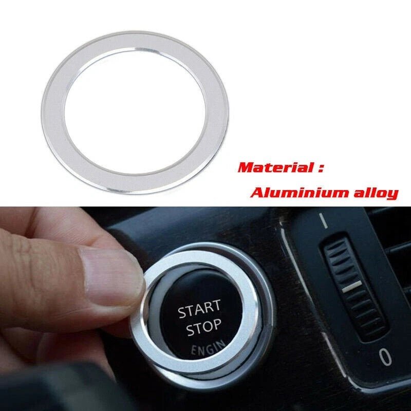 Start/Stop Switch Decoration Trim for - Silver