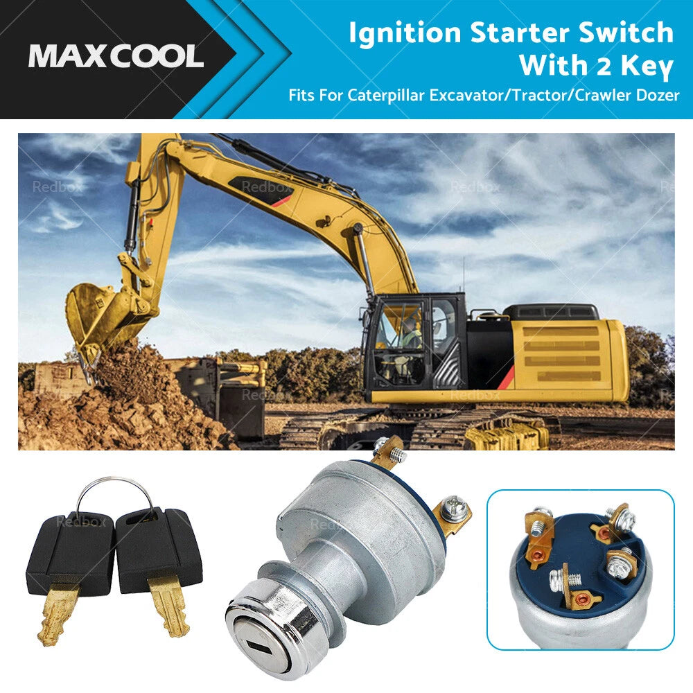 Ignition Key Starter Switch for Caterpillar (Ref. 9G7641)