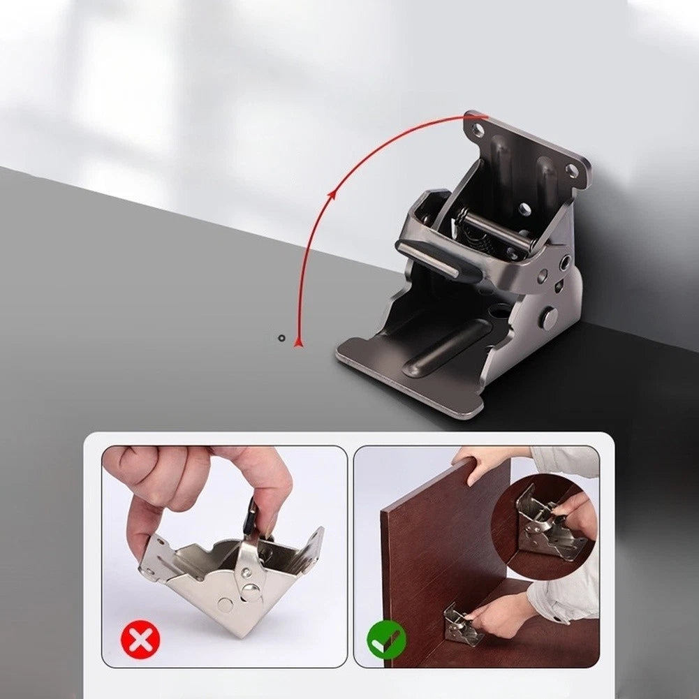 Folding Hinge for Table Legs 180 Degree Rotation (Self Locking Mechanism)