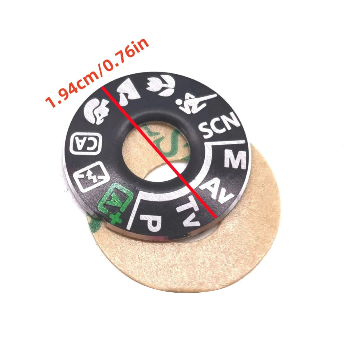 Camera Mode Cap for Canon 760D / EOS Kiss 8000D / Rebel T6s