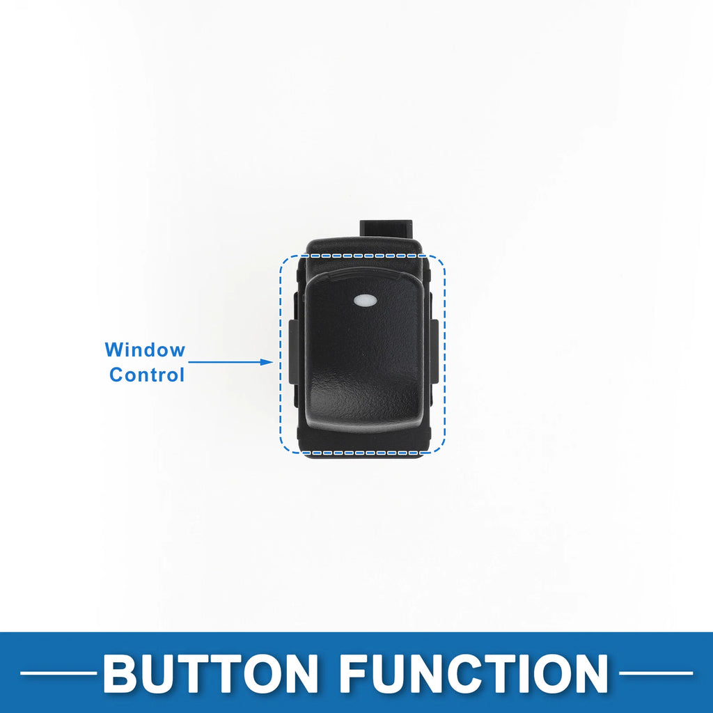 Rear Passenger Side Power Window Switch for Pontiac G6 Solstice (2006–2009)