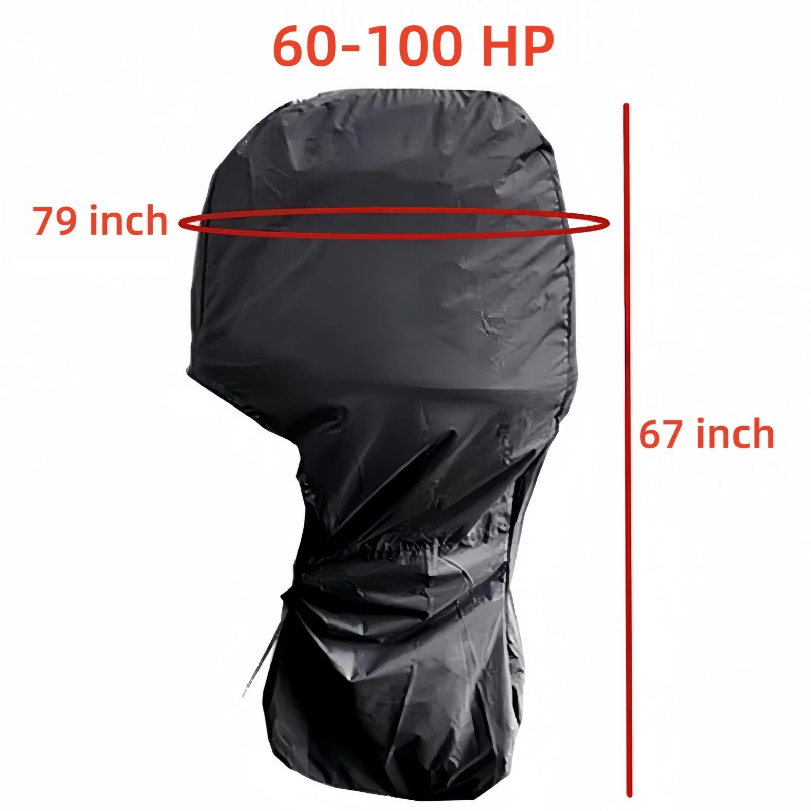 Engine Cover for Johnson 30-60 HP Outboard Motor (Waterproof)